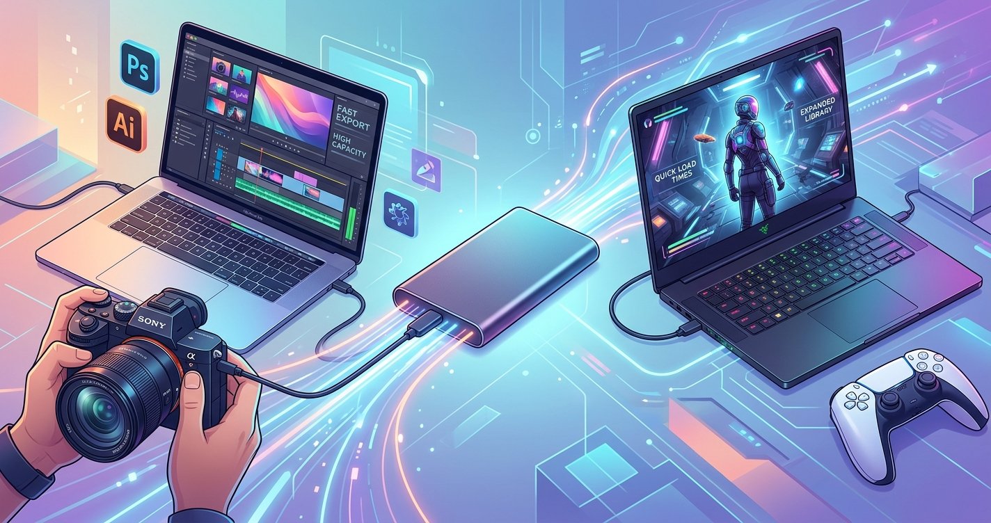Unlock Speed &amp; Space: The Ultimate Guide to Portable SSDs for Creators &amp; Gamers