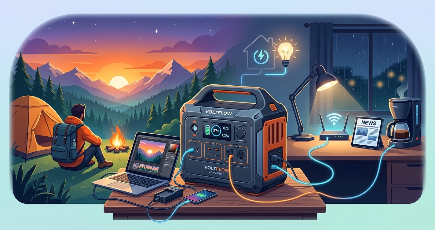 Power On-The-Go: Your Essential Guide to Portable Power Stations for Adventure, Emergencies, and Everyday Life