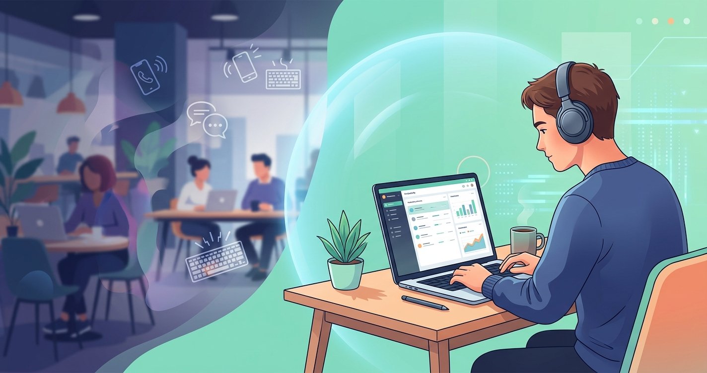 Silence the Chaos: How Noise-Cancelling Headphones Supercharge Your Focus and Productivity