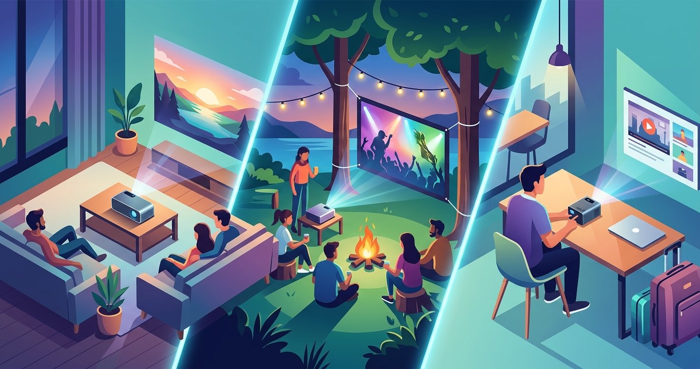 Transform Any Space: The Ultimate Guide to Portable Projectors for Home, Outdoors, and On-the-Go