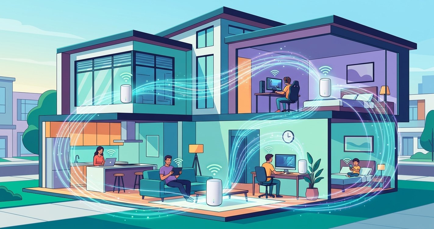 Banish Wi-Fi Dead Zones Forever: Your Friendly Guide to Whole-Home Mesh Wi-Fi Systems