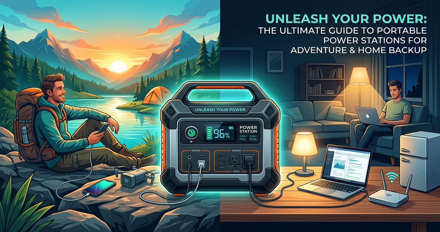 Unleash Your Power: The Ultimate Guide to Portable Power Stations for Adventure &amp; Home Backup