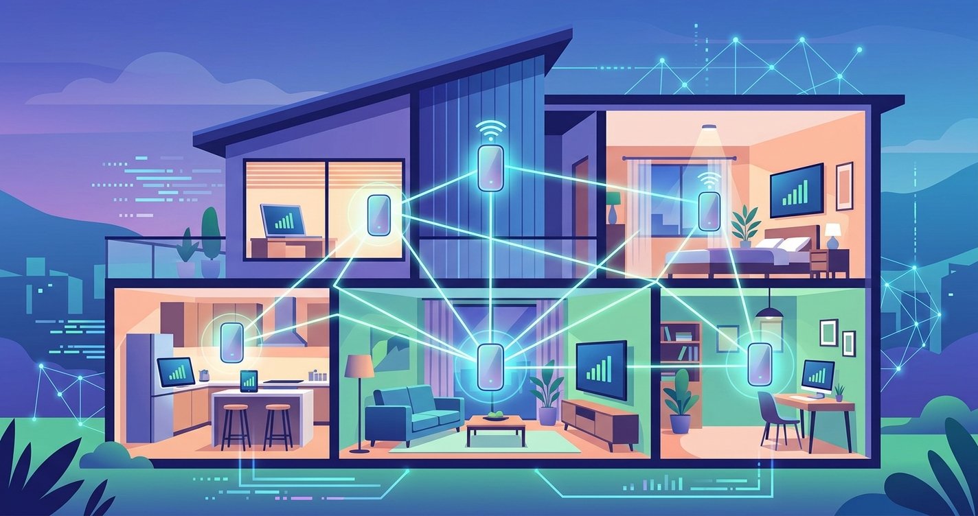 Tired of Wi-Fi Dead Zones? Unlock Seamless Whole-Home Coverage with Mesh Wi-Fi!