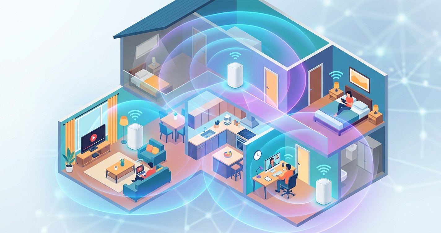 Banish Wi-Fi Dead Zones Forever: Your Friendly Guide to Whole-Home Mesh Wi-Fi Systems