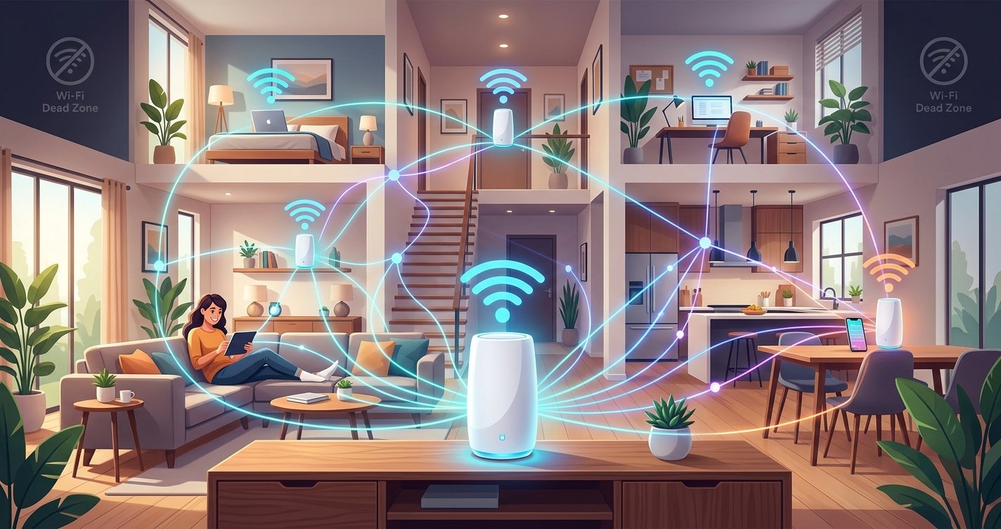 Banish Wi-Fi Dead Zones: Your Friendly Guide to Whole-Home Mesh Wi-Fi Systems