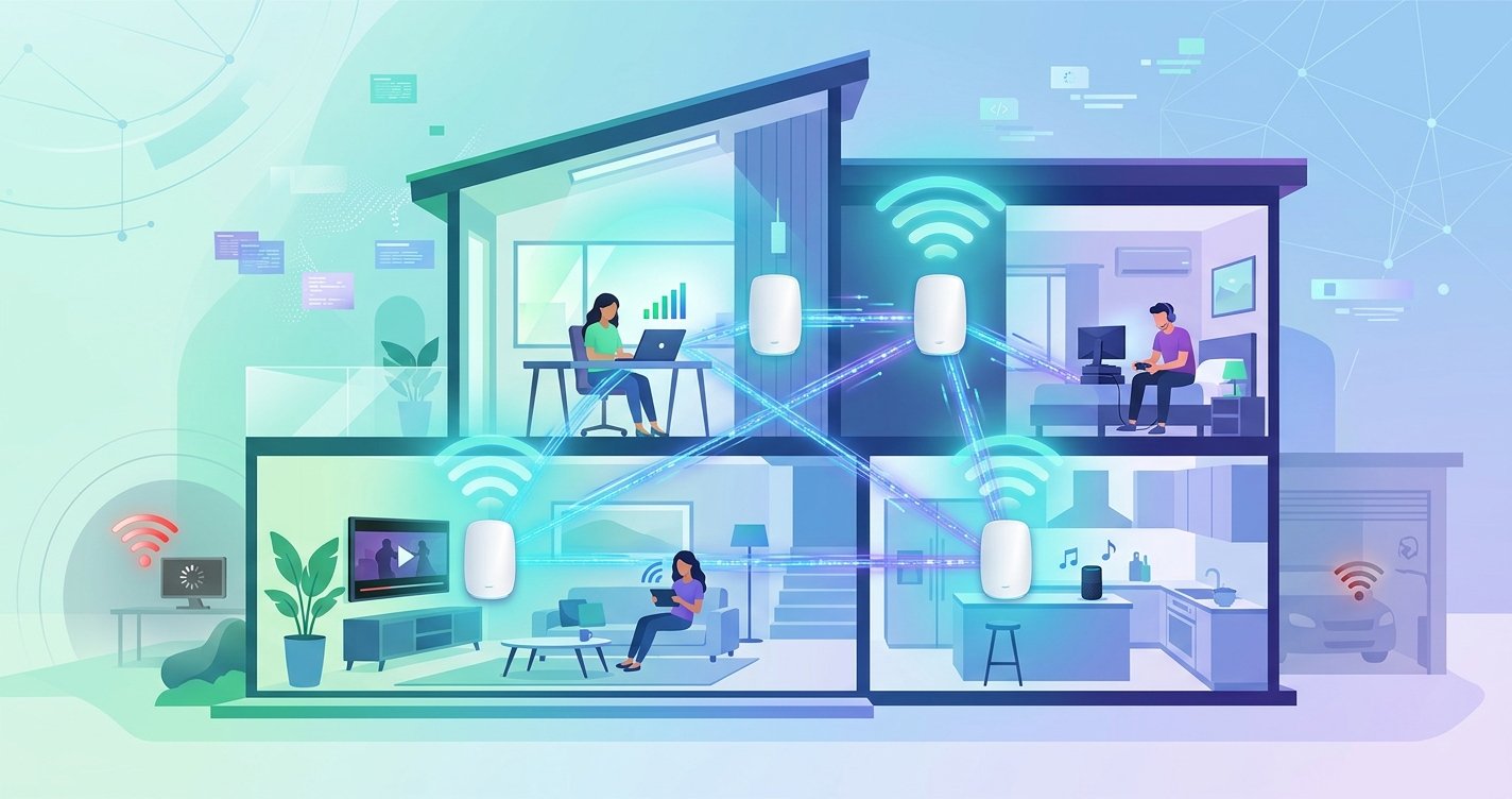 Say Goodbye to Wi-Fi Woes: Unlocking Whole-Home Connectivity with Mesh Wi-Fi Systems