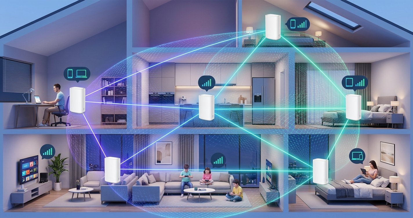 Banish Wi-Fi Dead Zones: The Ultimate Guide to Mesh Wi-Fi Systems for Seamless Whole-Home Coverage