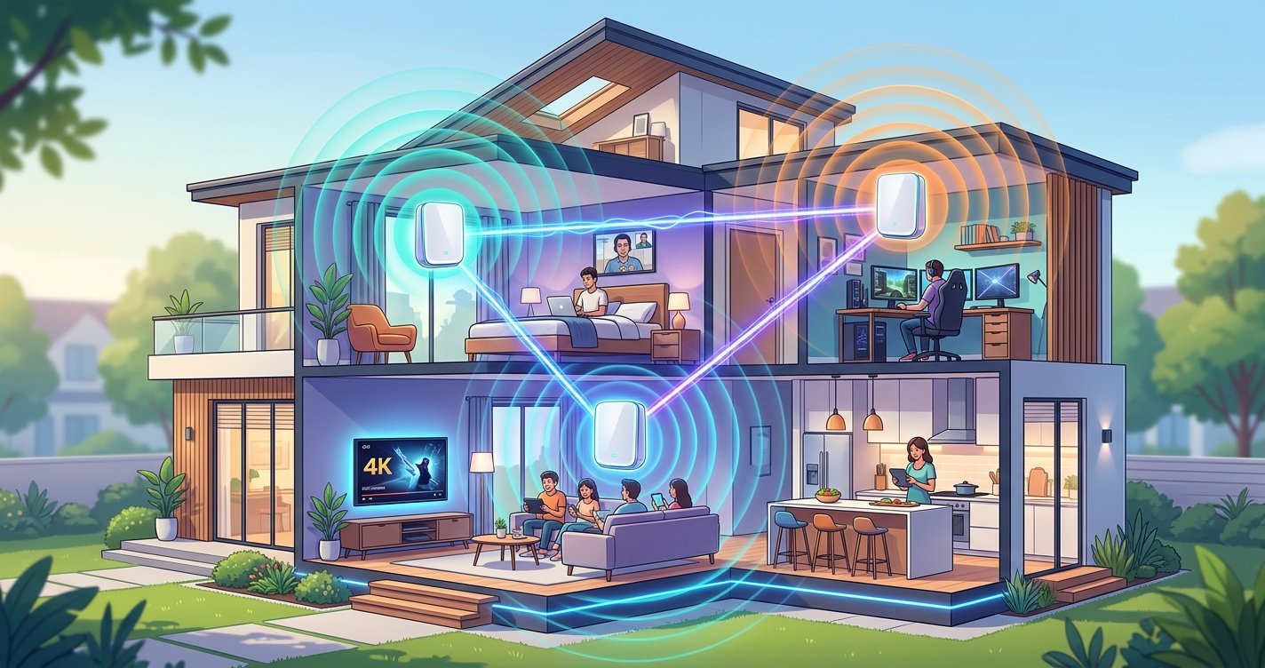 Mesh Wi-Fi Systems: Say Goodbye to Dead Zones &amp; Hello to Whole-Home Speed!