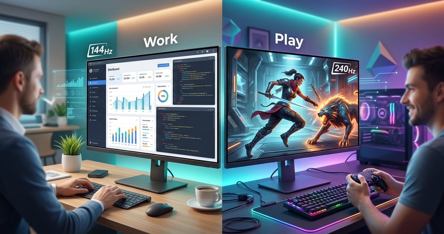 Upgrade Your Screen, Upgrade Your Life: Discover the Power of High-Refresh-Rate Monitors for Work and Play
