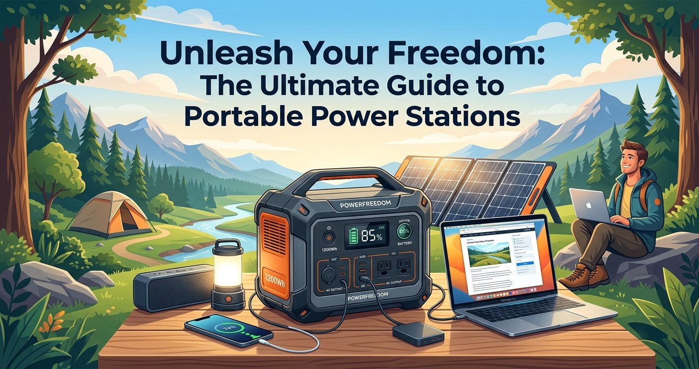 Unleash Your Freedom: The Ultimate Guide to Portable Power Stations (and Why You Need One!)