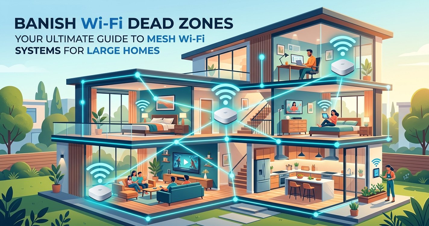 Banish Wi-Fi Dead Zones: Your Ultimate Guide to Mesh Wi-Fi Systems for Large Homes