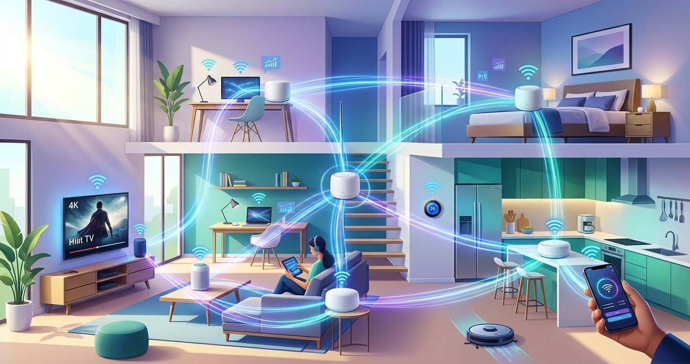 Banish Wi-Fi Dead Zones Forever: The Ultimate Guide to Mesh Wi-Fi Systems for a Seamless Smart Home
