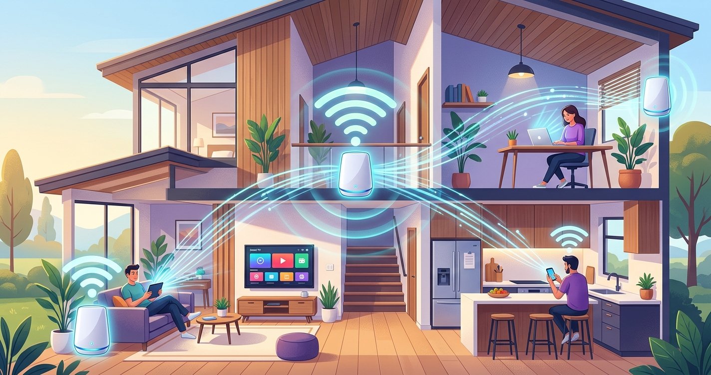 Banish Wi-Fi Dead Zones Forever: A Friendly Guide to Mesh Wi-Fi Systems