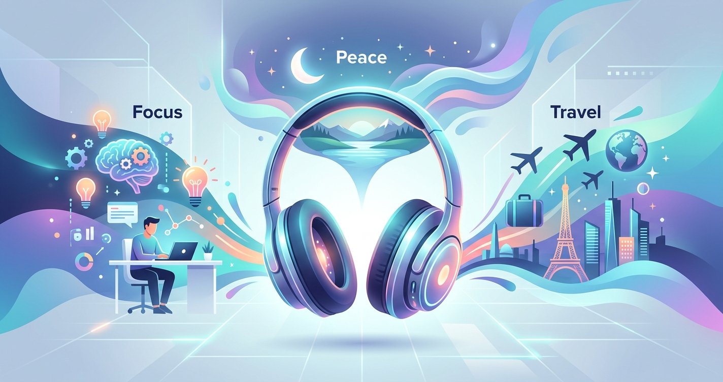 Silence Your World: The Ultimate Guide to Noise-Cancelling Headphones for Focus, Travel &amp; Peace