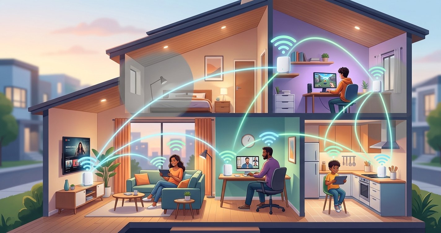 Banish Wi-Fi Dead Zones: A Friendly Guide to Mesh Wi-Fi Systems for Seamless Home Connectivity