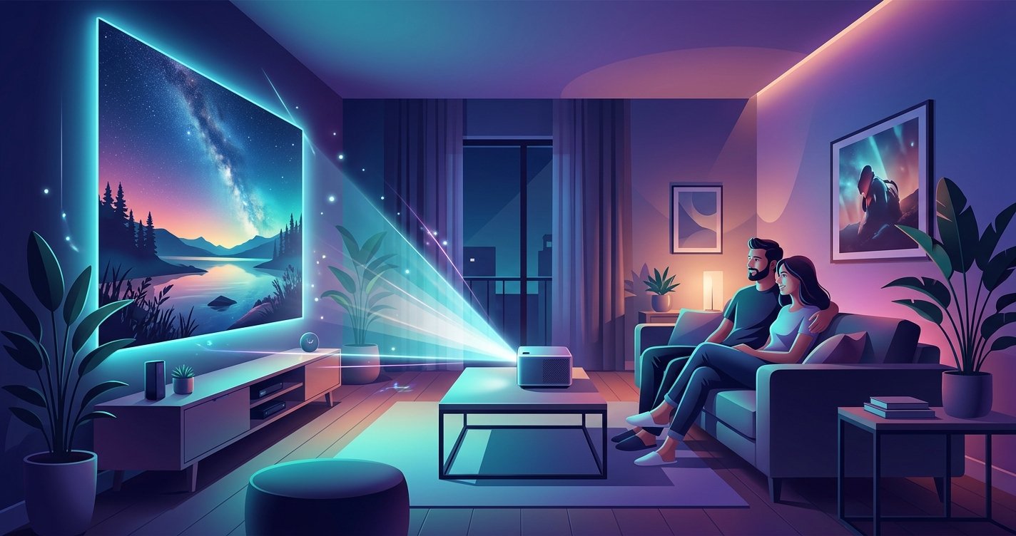 Big Screen, Small Box: Unlocking Home Cinema Magic with Portable Projectors
