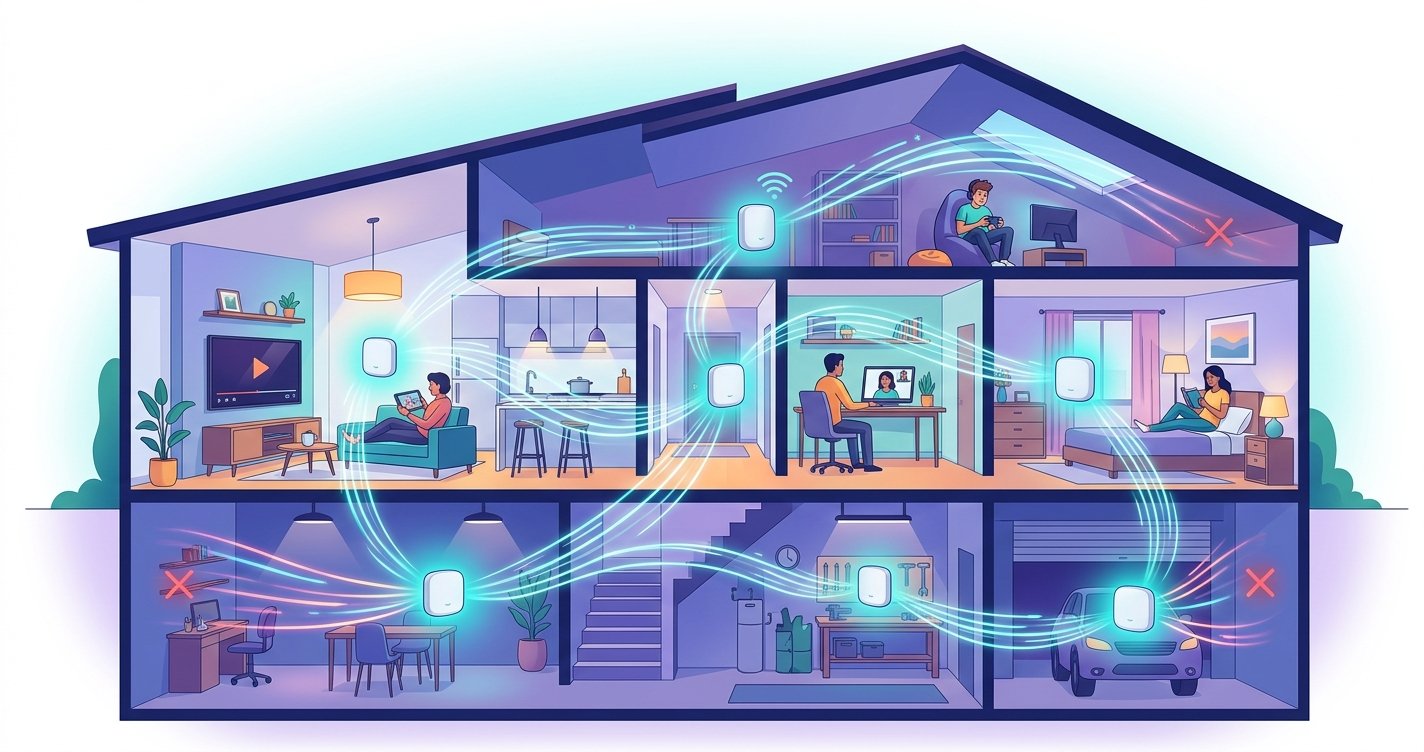 Banish Wi-Fi Dead Zones Forever: Your Ultimate Guide to Seamless Whole-Home Mesh Wi-Fi