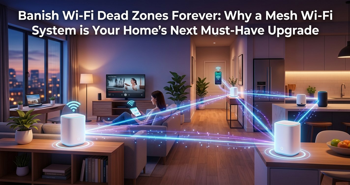Banish Wi-Fi Dead Zones Forever: Why a Mesh Wi-Fi System is Your Home's Next Must-Have Upgrade