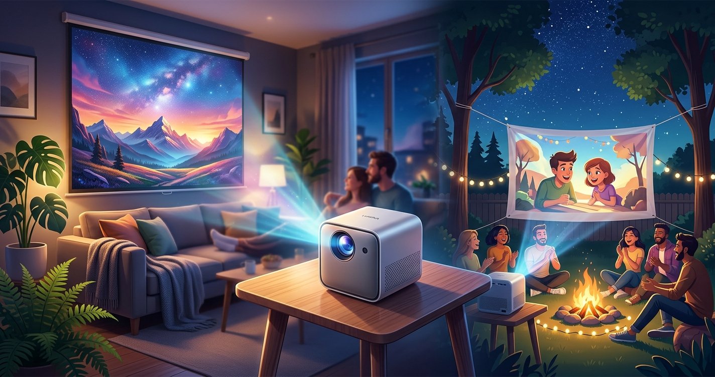 Beyond the TV: Discover the Magic of Portable Projectors for Every Occasion