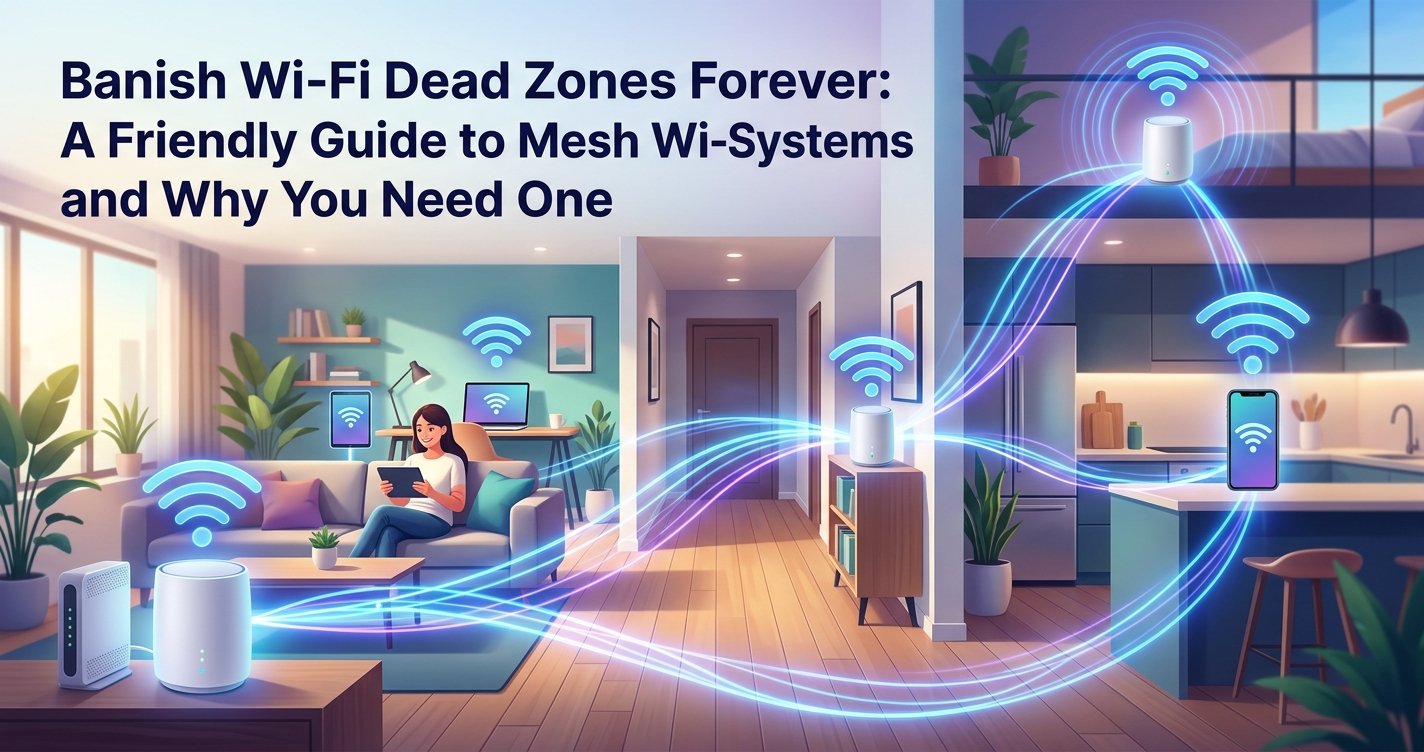 Banish Wi-Fi Dead Zones Forever: A Friendly Guide to Mesh Wi-Fi Systems and Why You Need One